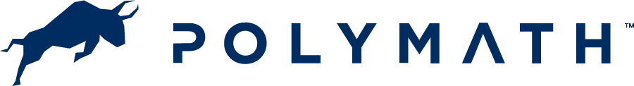 Polymath logo navy horizontal